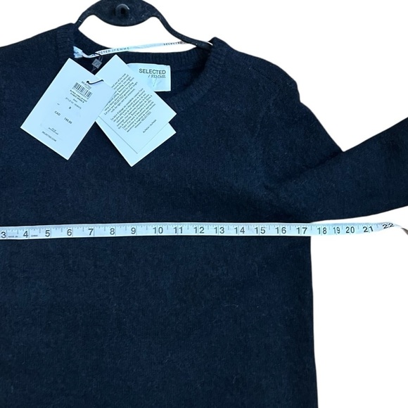 Selected Femme Juma Long Sleeve Knit Wool Dress- Size Small - Picture 14 of 15